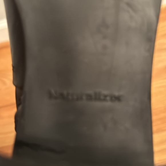 Naturalizer Tall Black Leather Heeled Boots. Size 10 - Picture 7 of 7